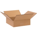 Picture of 10" x 10" x 3" Flat Corrugated Boxes