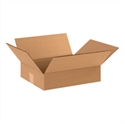 Picture of 12" x 10" x 3" Flat Corrugated Boxes