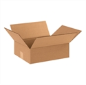 Picture of 12" x 10" x 4" Flat Corrugated Boxes