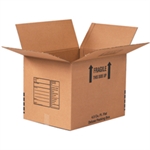 Picture for category <p>Cartons are printed with <strong><a href="http://www.usapackaging.net/p/2707/2-x-3-fragile-handle-with-care" title="Fragile Warning">fragile warning</a></strong> and this side up arrows and feature a convenient write on destination panel for deliver to instructions.<br />Sizes to accommodate the most common household items.<br />Special "flap tabs" hold flaps down and out of the way to make packing easier.<br />Manufactured from 200#/ECT-32 kraft corrugated.<br />Sold and shipped flat in bundle quantities.</p>