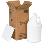 Picture for category <p>Everything you need in a convenient kit!<br />Accepted by domestic and international freight carriers.<br />Complete Shipper Kit includes: <strong>Pre-assembled carton</strong>, round plastic jug with cap and foam insert.<br />Carton is manufactured from 275#/ECT-44 test corrugated.<br />All include mandatory warning information <a title="Printed carton" href="http://www.usapackaging.net/p/8671/2-x-110-yds-caution-if-seal-is-broke-18-pack-pre-printed-carton-sealing-tape"><strong>printed on carton</strong></a>.<br />UN/USA D.O.T. approved containers.<br />UN Number 4G/Y22.2/S.<br />In accordance with CFR 49 178.601B, shipper is responsible for choosing the correct packaging for product and for final closure. CONSULT APPROPRIATE REGULATIONS.</p>