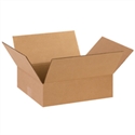 Picture of 14" x 12" x 4" Flat Corrugated Boxes