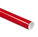 Picture of 2" x 6" Red Mailing Tubes with Caps