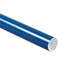 Picture of 2" x 6" Blue Mailing Tubes with Caps