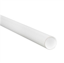Picture of 1 1/2" x 6" White Mailing Tubes with Caps