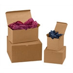Picture for category <p>Perfect for gift packaging and packaging retail goods.<br />Convenient one piece construction.<br />Sets up fast.<br /><strong>Kraft exterior</strong> and <strong>interior</strong>.<br />Ships and stores flat.</p>