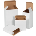 Picture of 1 7/16" x 13/16" x 1 7/16" White Reverse Tuck Folding Cartons