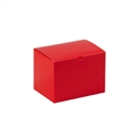Picture of 6" x 4 1/2" x 4 1/2" Holiday Red Gift Boxes