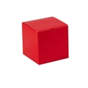 Picture of 6" x 6" x 6" Holiday Red Gift Boxes