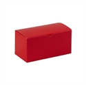 Picture of 9" x 4 1/2" x 4 1/2" Holiday Red Gift Boxes