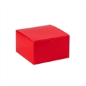 Picture of 10" x 10" x 6" Holiday Red Gift Boxes