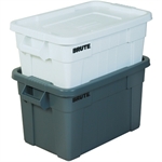 Picture for category <p>The ultimate transport and storage container.</p>
<ul>
<li>Reinforced rib bottom allows tote to be dragged.</li>
<li>Lid snaps tight to keep contents secure.</li>
</ul>