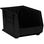 Picture of 18" x 11" x 10" Black Plastic Stack & Hang Bin Boxes