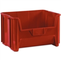 Picture of 19 7/8" x 15 1/4" x 12 7/16" Red Giant Stackable Bins