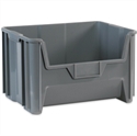Picture of 19 7/8" x 15 1/4" x 12 7/16" Gray Giant Stackable Bins