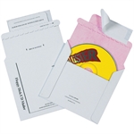 Picture for category <p>Tyvek lining protects media from scratches and static.</p>
<ul>
<li>Convenient peel and seal closure.</li>
<li>Mailers feature a tear tab opening to make content removal easy.</li>
<li>Constructed from 100% recycled white fibreboard.</li>
<li>Sold in case quantities.</li>
</ul>