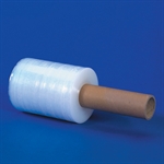 Picture for category <p>Bundling film features a built in handle so each roll is ready to use right out of the box.</p>
<ul>
<li>Easy to hold 1" diameter core.</li>
<li>More economical and faster to use than strapping or tape.</li>
<li>Film will not leave a residue on products.</li>
<li>Quiet and clear cast film.</li>
<li>Available in case quantities.</li>
</ul>