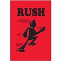 Picture of 2" x 3" - "Rush" (Fluorescent Red) Labels