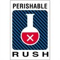 Picture of 4" x 6" - "Perishable Rush" Labels