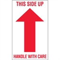 Picture of 3" x 5" - "This Side Up - Handle With Care" Arrow Labels