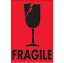 Picture of 2" x 3" - "Fragile" (Fluorescent Red) Labels