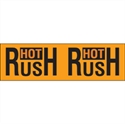 Picture of 3" x 10" - "Hot Rush" (Fluorescent Orange) Labels