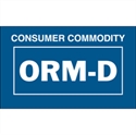 Picture of 1 3/8" x 2 1/4" - "Consumer Commodity ORM-D" Labels