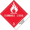 Picture of 4" x 4 3/4" - "Methanol" Labels