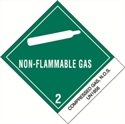 Picture of 4" x 4 3/4" - "Compressed Gases, N.O.S." Labels