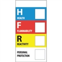 Picture of 1" x 2" - "Health Flammability Reactivity"