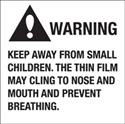 Picture of 2" x 2" - "Warning Keep Away From Small Children"