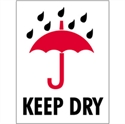 Picture of 3" x 4" - "Keep Dry" Labels