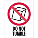 Picture of 3" x 4" - "Do Not Tumble" Labels