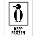 Picture of 3" x 4" - "Keep Frozen" Labels
