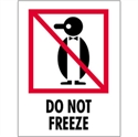 Picture of 3" x 4" - "Do Not Freeze" Labels