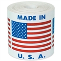 Picture of 2" x 2" - "Made in U.S.A." Labels