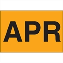 Picture of 2" x 3" - "APR" (Fluorescent Orange) Months of the Year Labels
