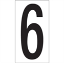 Picture of 3 1/2" "6" Vinyl Warehouse Number Labels