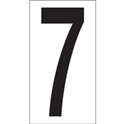 Picture of 3 1/2" "7" Vinyl Warehouse Number Labels