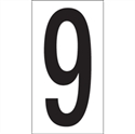 Picture of 3 1/2" "9" Vinyl Warehouse Number Labels
