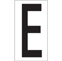 Picture of 3 1/2" "E" Vinyl Warehouse Letter Labels