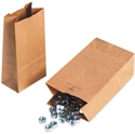 Picture of 5" x 3 1/4" x 9 3/4" Kraft Hardware Bags