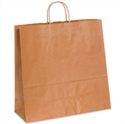Picture of 16" x 6" x 15 3/4" Kraft Paper Shopping Bags