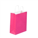 Picture of 10" x 5" x 13" Cerise Tinted Shopping Bags
