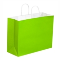 Picture of 16" x 6" x 12" Citrus Green Tinted Shopping Bags