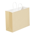 Picture of 16" x 6" x 12" French Vanilla Tinted Shopping Bags