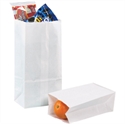 Picture of 3 1/2" x 2 3/8" x 6 7/8" White Grocery Bags