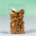 Picture for category <p>The high clarity of these Polypropylene Poly Bags enhances the appearance of products.</p>
<ul>
<li>Moisture, grease and vapor resistant.</li>
<li>Meets FDA and USDA specifications for food contact.</li>
<li>Polypropylene Bags help keep packaged foods fresh.</li>
<li>Pinch track zipper closed to seal.</li>
<li>Bags feature a convenient hang hole.</li>
<li>Available in case quantities.</li>
</ul>