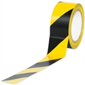 Picture of 2" x 36 yds. Black/Yellow Striped Vinyl Safety Tape