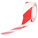 Picture of 2" x 36 yds. Red/White Striped Vinyl Safety Tape
